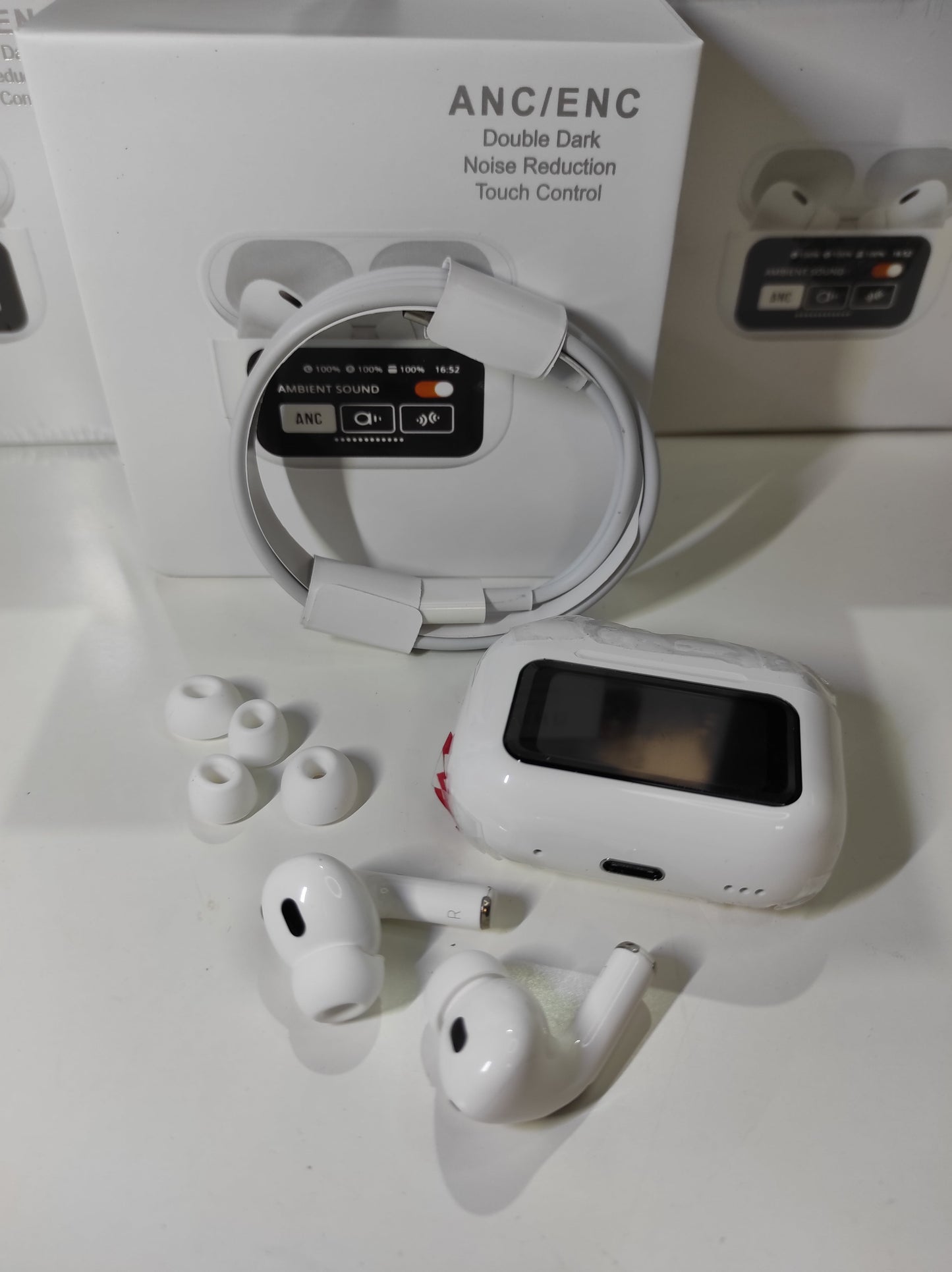 Airpods PRO con pantalla y Cancelación de Ruido