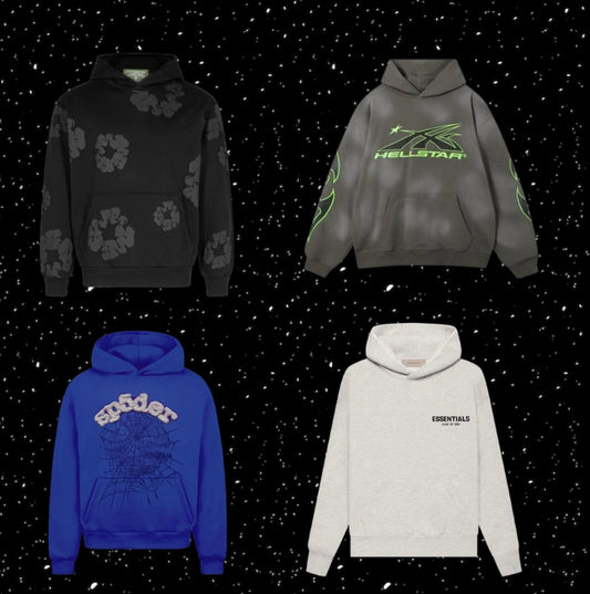 pack proveedores de ropa ( Essentials, Hellstar, Denim Tears, Sp5der)